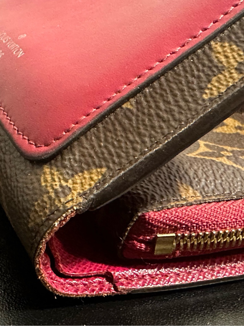 Louis Vuitton Monogram Juliette Wallet Fuchsia - Picture 15 of 16